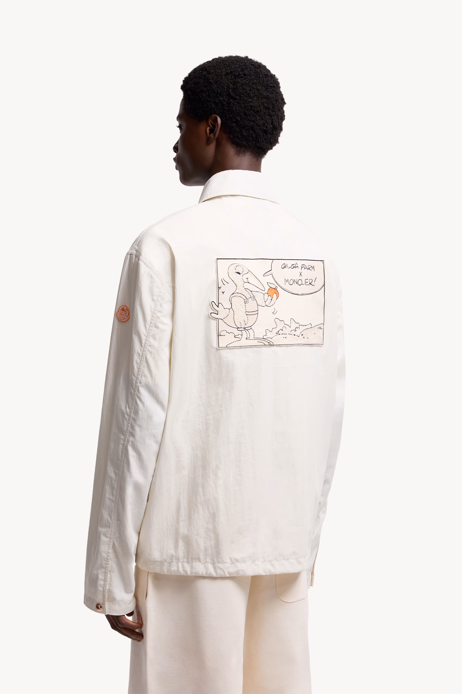 Moncler x Gilga Farm Designed by Donald Glover Satsuma Shirt Jacket Men White Moncler 5